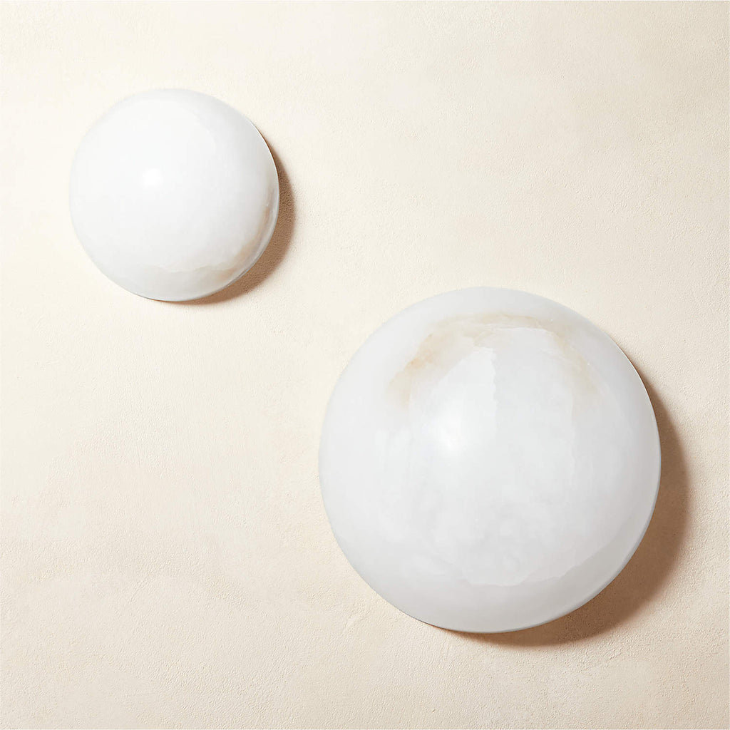 Larenenis Alabaster Wall Light-Moonnatur