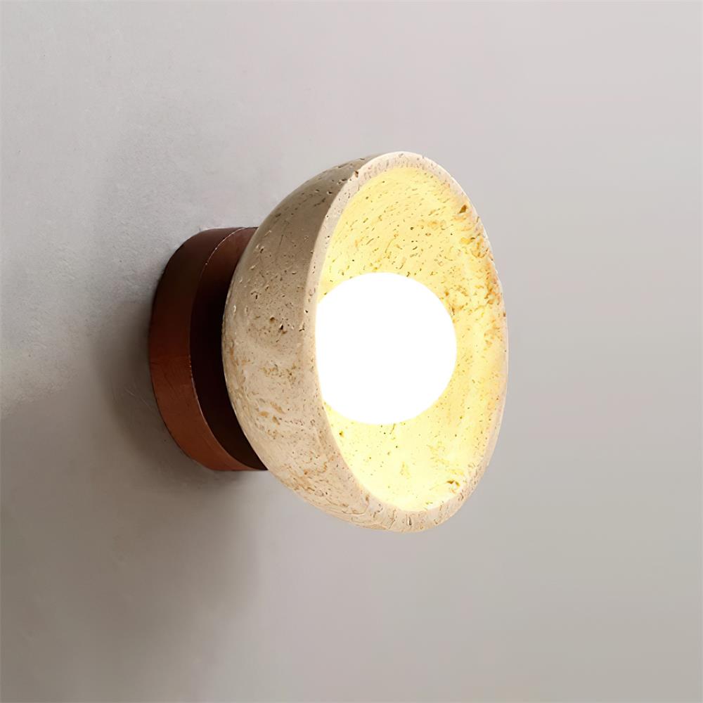 Merreniel Travertine Wall Light-Moonnatur