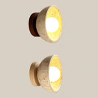 Merreniel Travertine Wall Light-Moonnatur