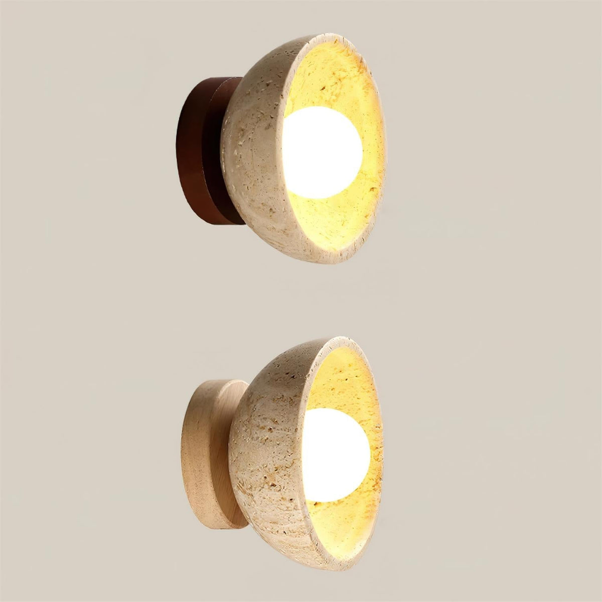Merreniel Travertine Wall Light-Moonnatur