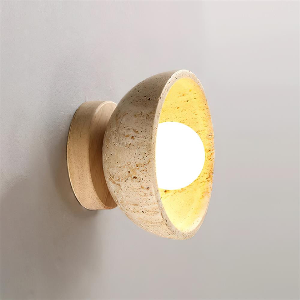 Merreniel Travertine Wall Light-Moonnatur