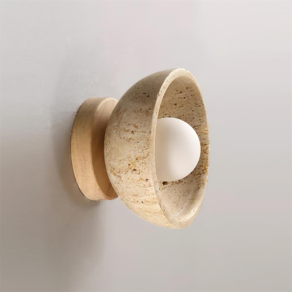 Merreniel Travertine Wall Light-Moonnatur