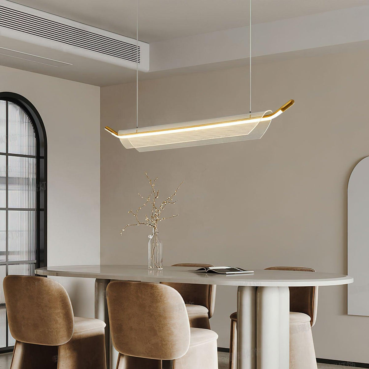 Oswenaria Acrylic Pendant Light-Moonnatur