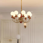 Xyndora Glass Chandelier-Moonnatur