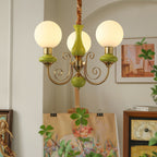 Xyndora Glass Chandelier-Moonnatur