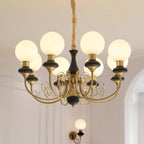 Xyndora Glass Chandelier-Moonnatur