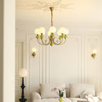 Xyndora Glass Chandelier-Moonnatur