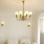 Xyndora Glass Chandelier-Moonnatur