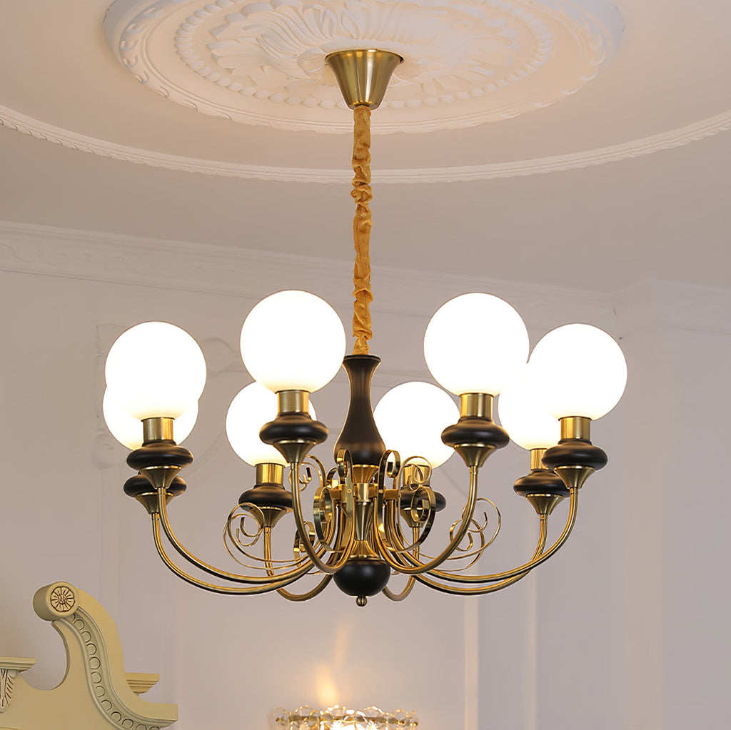 Xyndora Glass Chandelier-Moonnatur