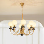 Xyndora Glass Chandelier-Moonnatur