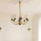 Xyndora Glass Chandelier-Moonnatur