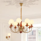 Xyndora Glass Chandelier-Moonnatur