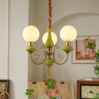Xyndora Glass Chandelier-Moonnatur
