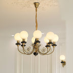 Xyndora Glass Chandelier-Moonnatur