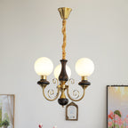 Xyndora Glass Chandelier-Moonnatur