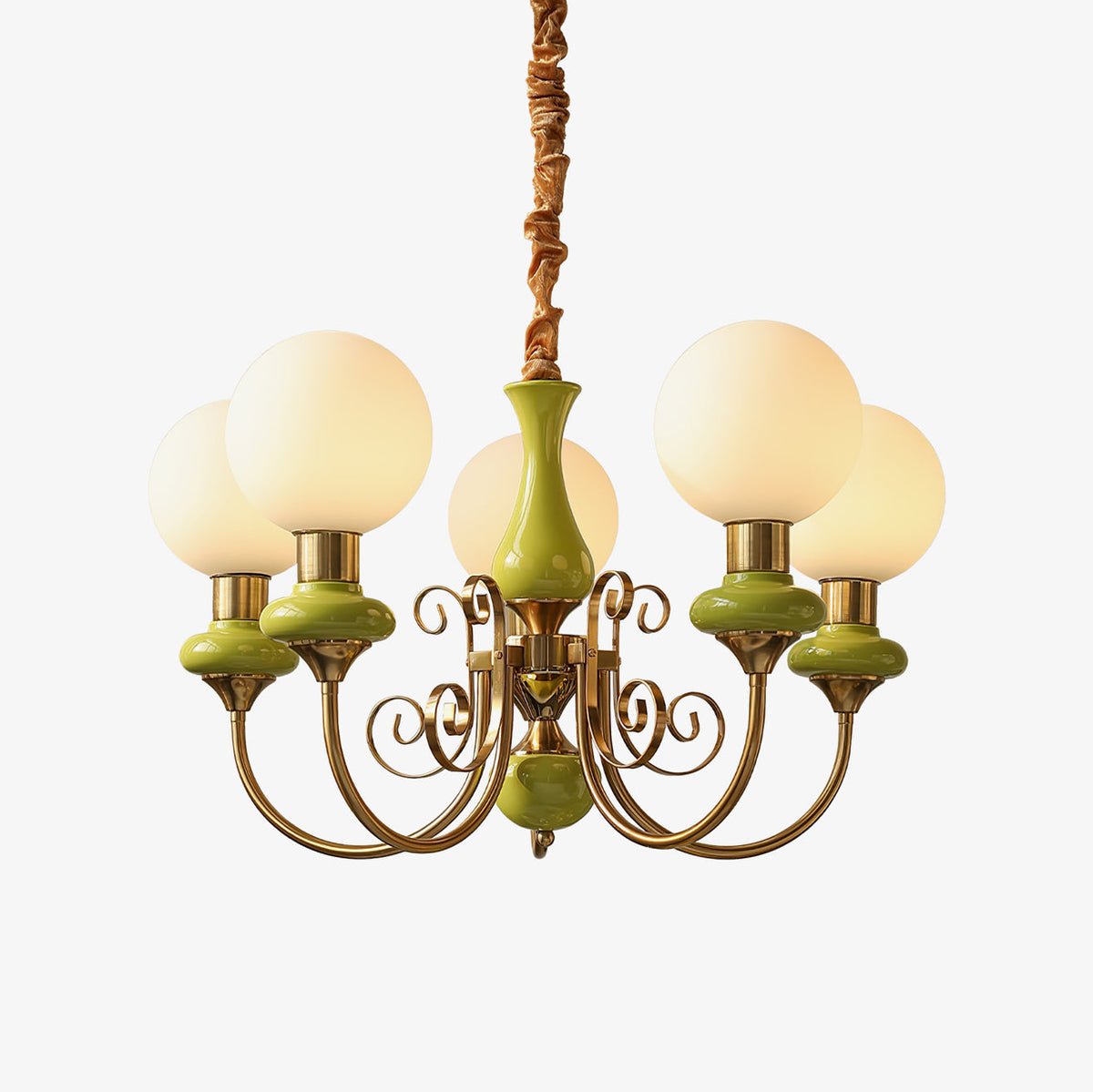 Tarnelelle Glass Chandelier-Moonnatur