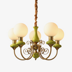 Xyndora Glass Chandelier-Moonnatur