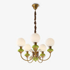 Xyndora Glass Chandelier-Moonnatur