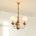 Xyndora Glass Chandelier-Moonnatur