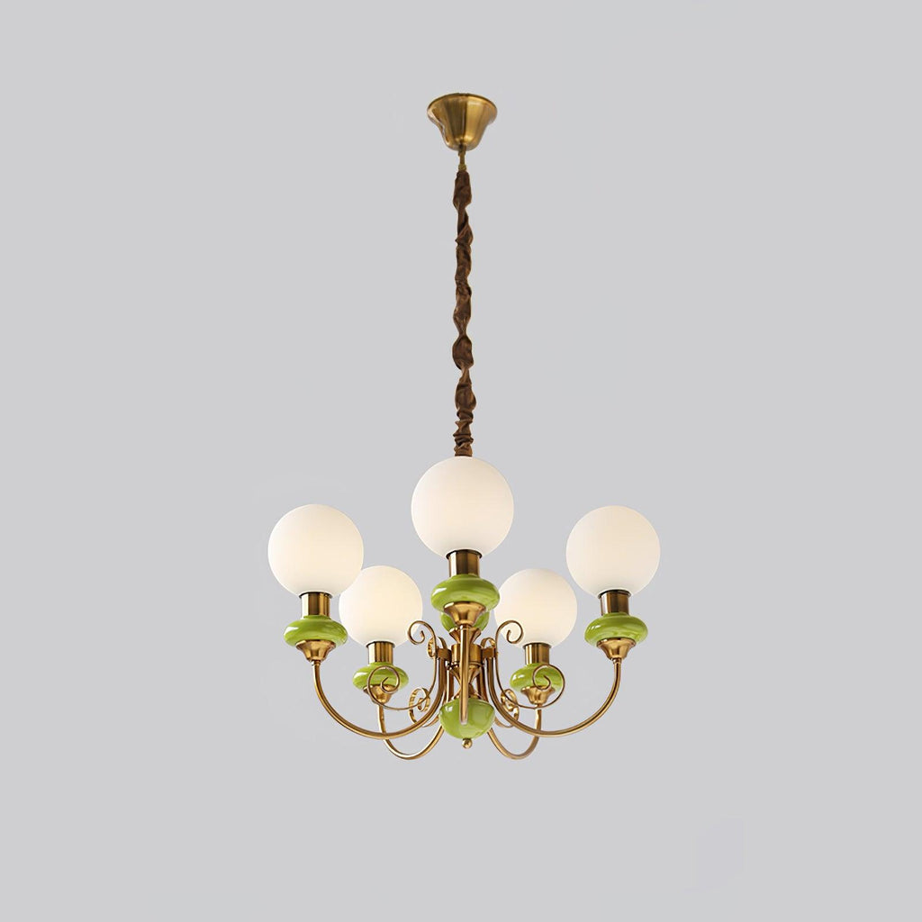 Xyndora Glass Chandelier-Moonnatur