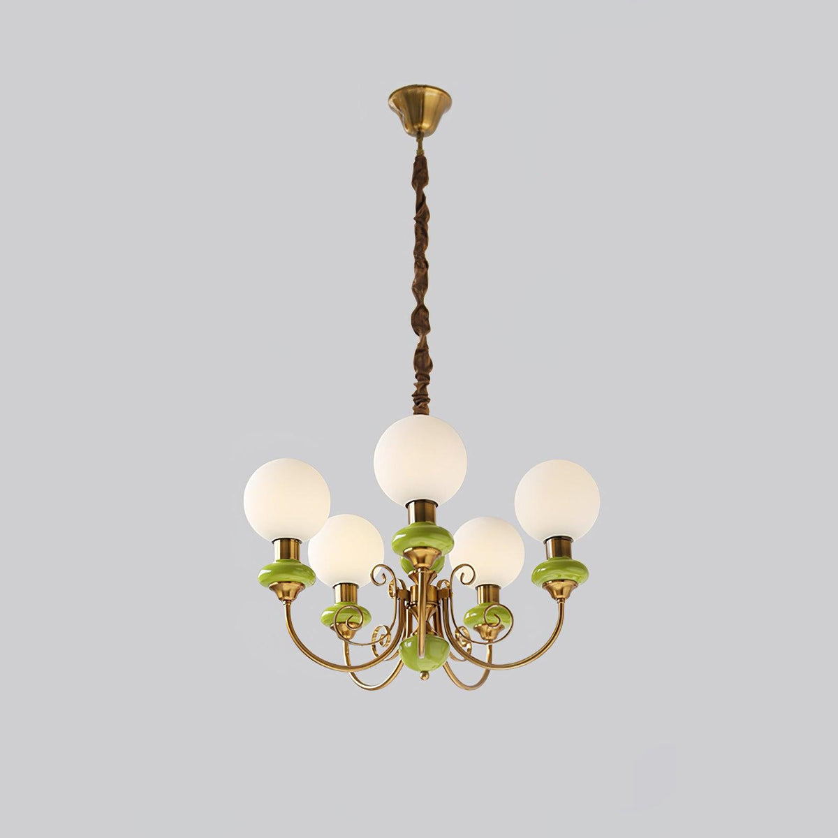 Xyndora Glass Chandelier-Moonnatur