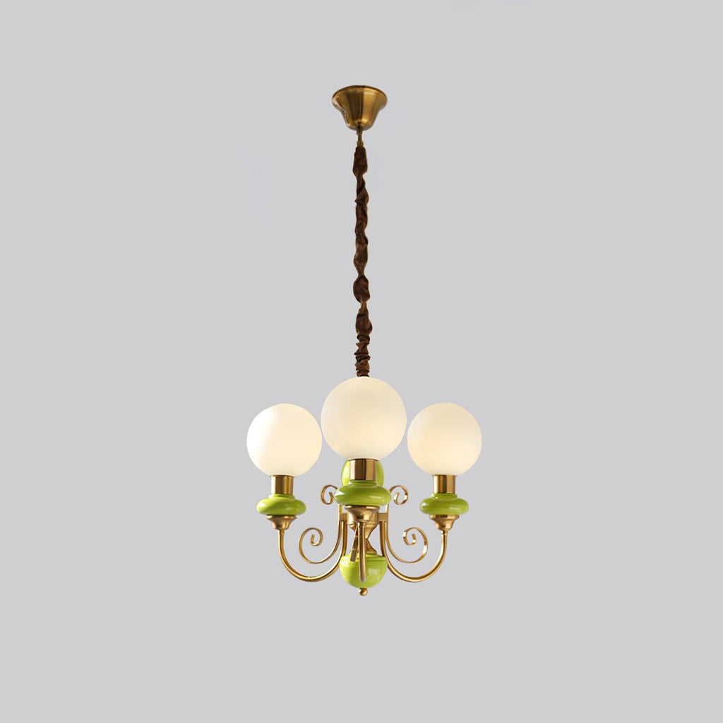 Xyndora Glass Chandelier-Moonnatur