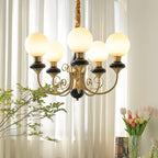 Xyndora Glass Chandelier-Moonnatur