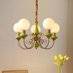 Xyndora Glass Chandelier-Moonnatur