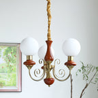 Xyndora Glass Chandelier-Moonnatur