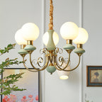 Xyndora Glass Chandelier-Moonnatur