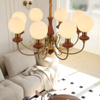 Xyndora Glass Chandelier-Moonnatur