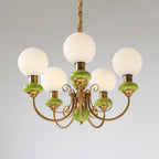 Xyndora Glass Chandelier-Moonnatur
