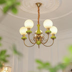 Xyndora Glass Chandelier-Moonnatur