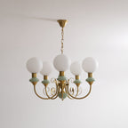 Xyndora Glass Chandelier-Moonnatur