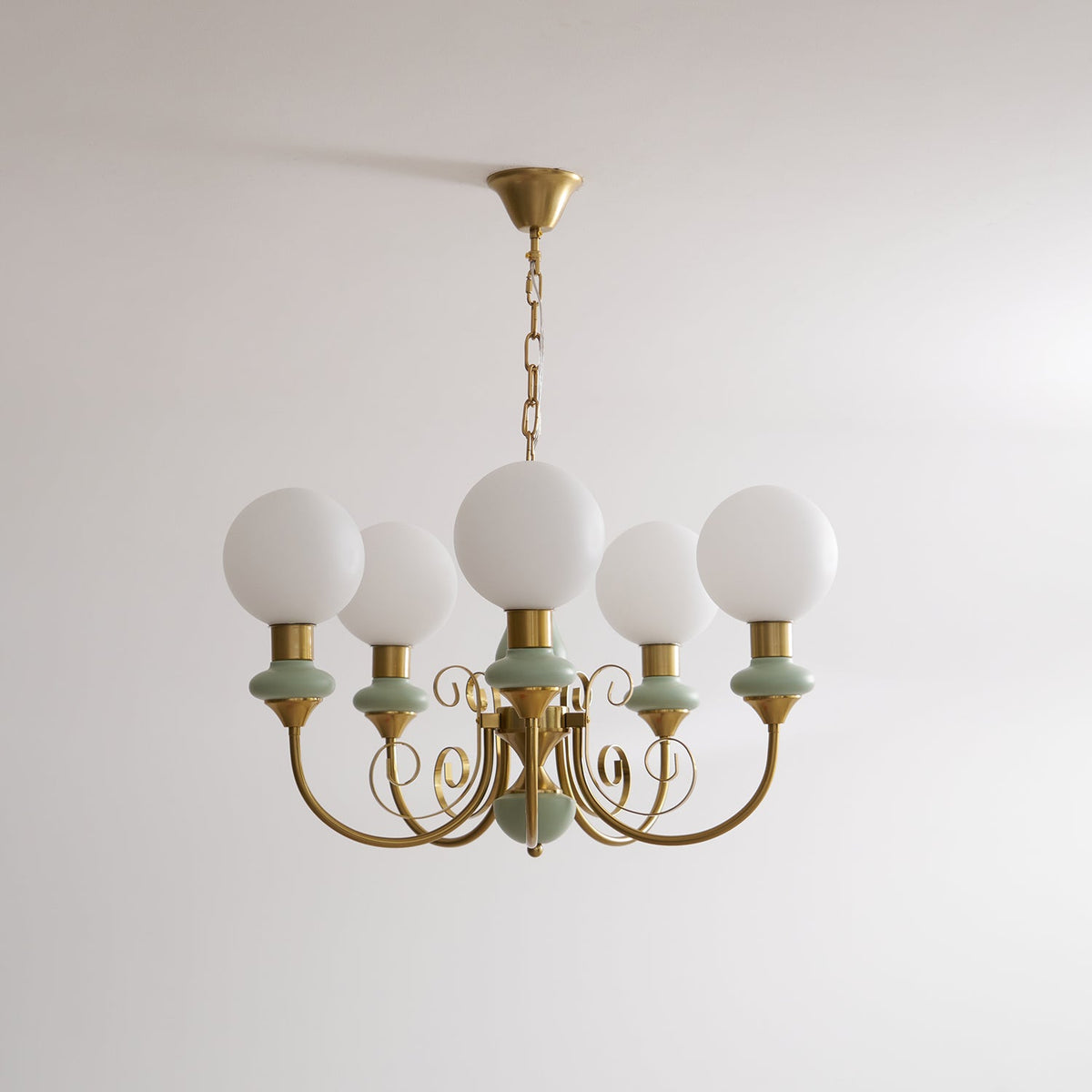 Xyndora Glass Chandelier-Moonnatur