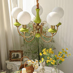 Xyndora Glass Chandelier-Moonnatur
