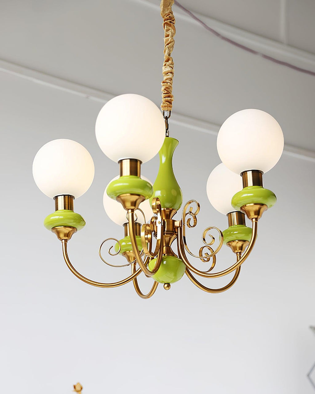 Xyndora Glass Chandelier-Moonnatur