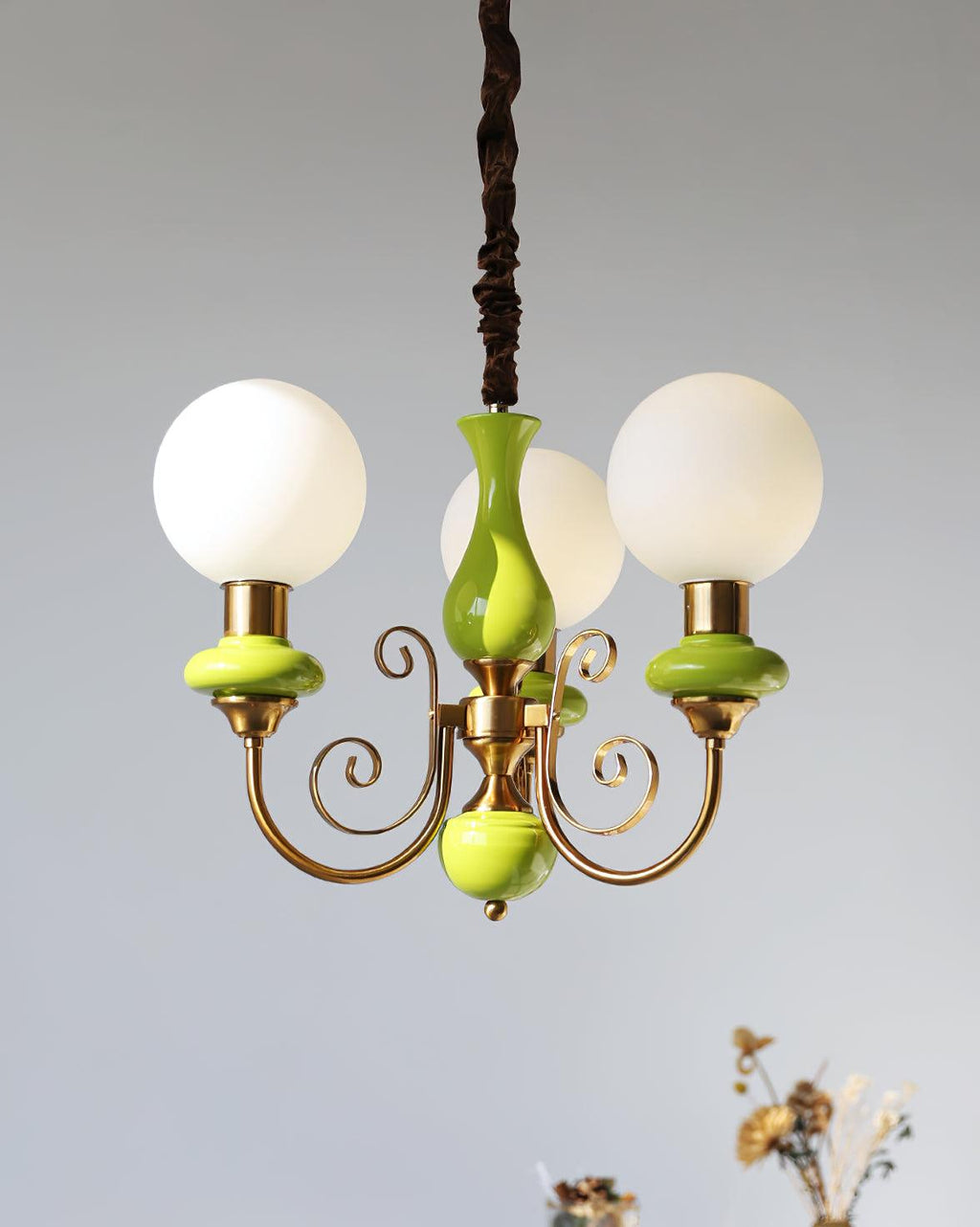 Xyndora Glass Chandelier-Moonnatur