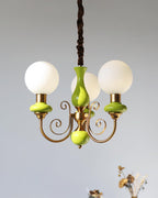 Xyndora Glass Chandelier-Moonnatur