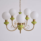 Xyndora Glass Chandelier-Moonnatur