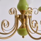 Xyndora Glass Chandelier-Moonnatur