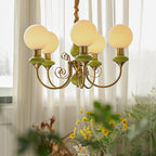 Xyndora Glass Chandelier-Moonnatur