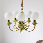 Xyndora Glass Chandelier-Moonnatur