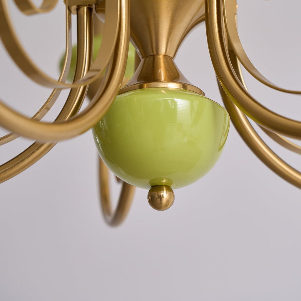 Xyndora Glass Chandelier-Moonnatur