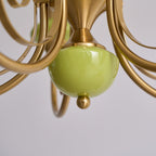 Xyndora Glass Chandelier-Moonnatur