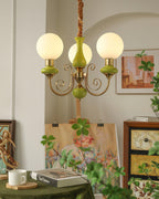 Xyndora Glass Chandelier-Moonnatur