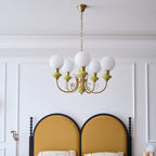 Xyndora Glass Chandelier-Moonnatur