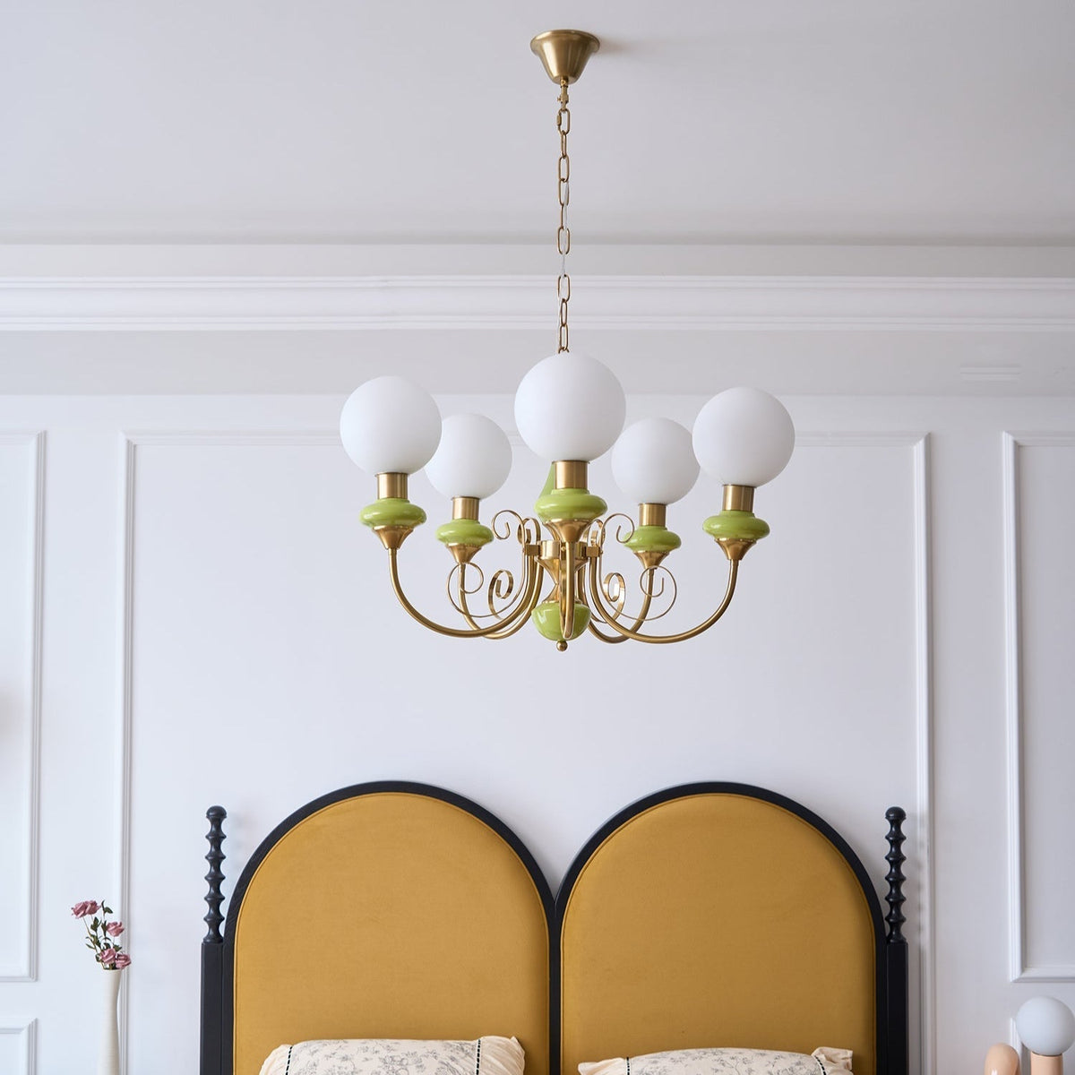 Xyndora Glass Chandelier-Moonnatur