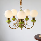 Xyndora Glass Chandelier-Moonnatur