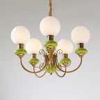 Xyndora Glass Chandelier-Moonnatur